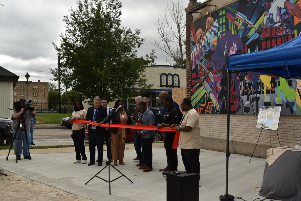 The annual Near West Side Week kicked off with a ribbon cutting earlier this month. Photo provided by Mueller Communications/NNS.
