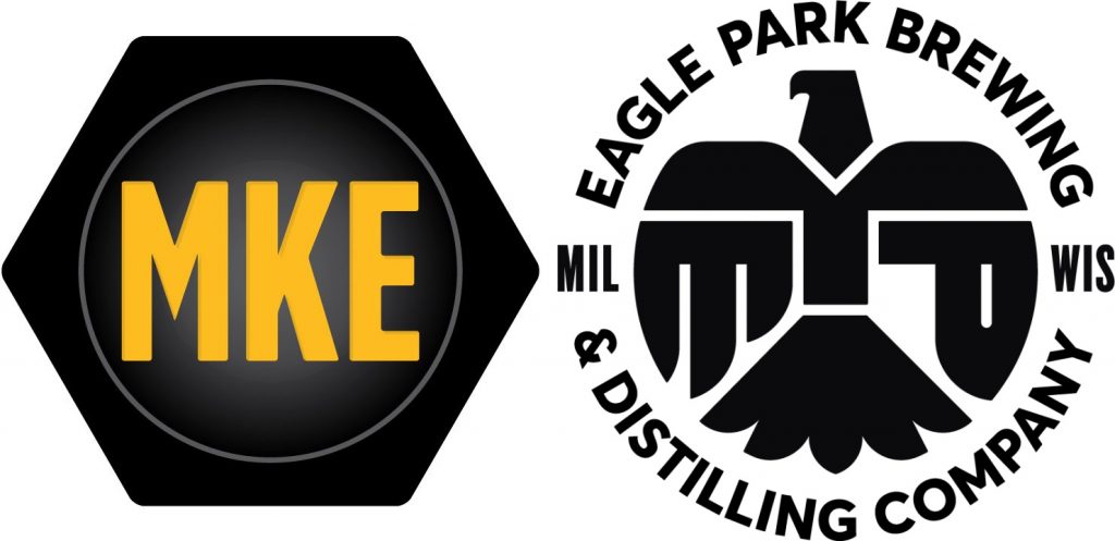 Milwaukee Brewing and Eagle Park logos. Photos courtesy of Eagle Park Brewing Company.