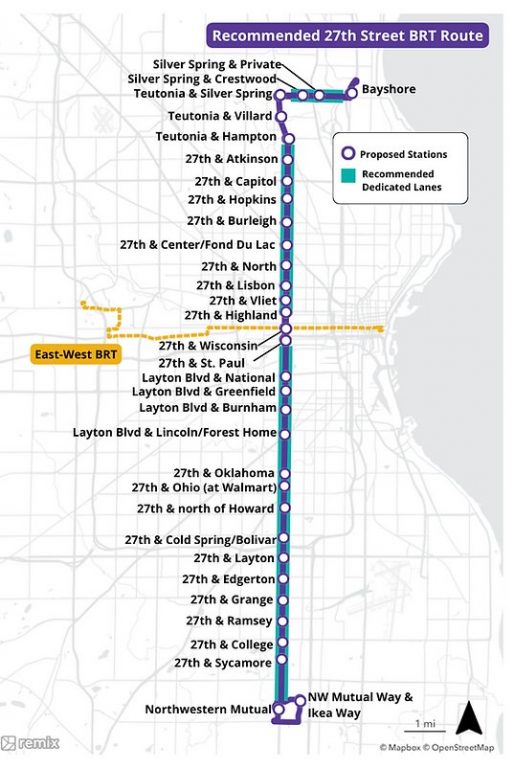 Transportation: Proposed Route for North-South BRT Line Unveiled ...