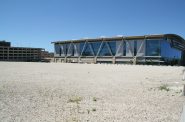 Site of former Bradley Center arena with Fiserv Forum in background. Photo by Jeramey Jannene.