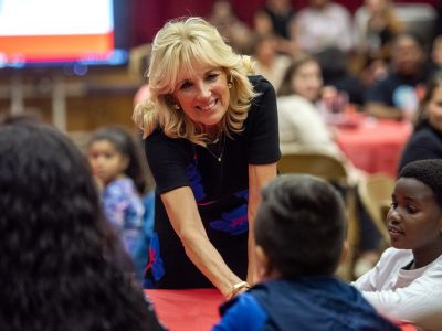 First Lady Visits Milwaukee, Meets With MPS Families and Union