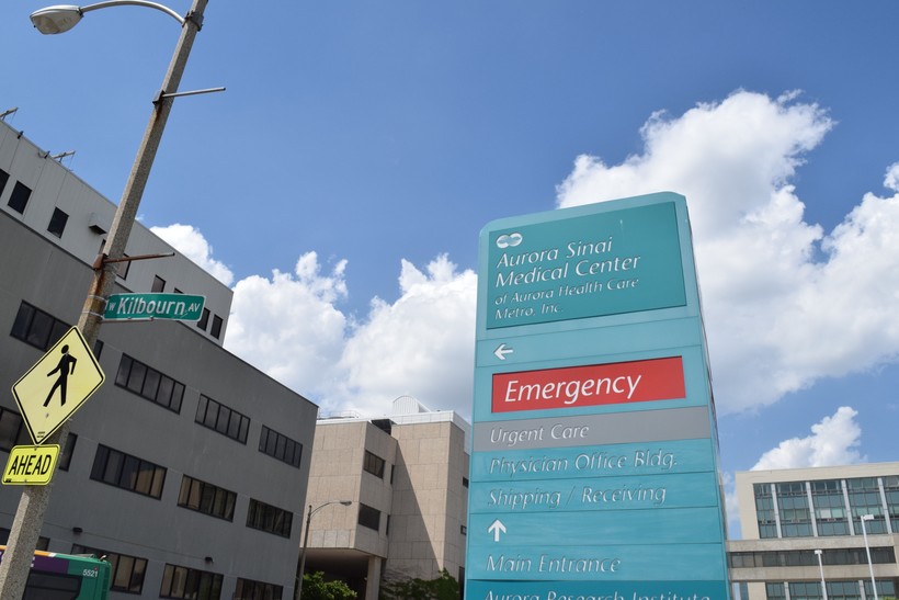 File photo of the Aurora Sinai Medical Center in Milwaukee. Gretchen Brown/WPR