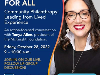 Convening will elevate leading from lived experience
