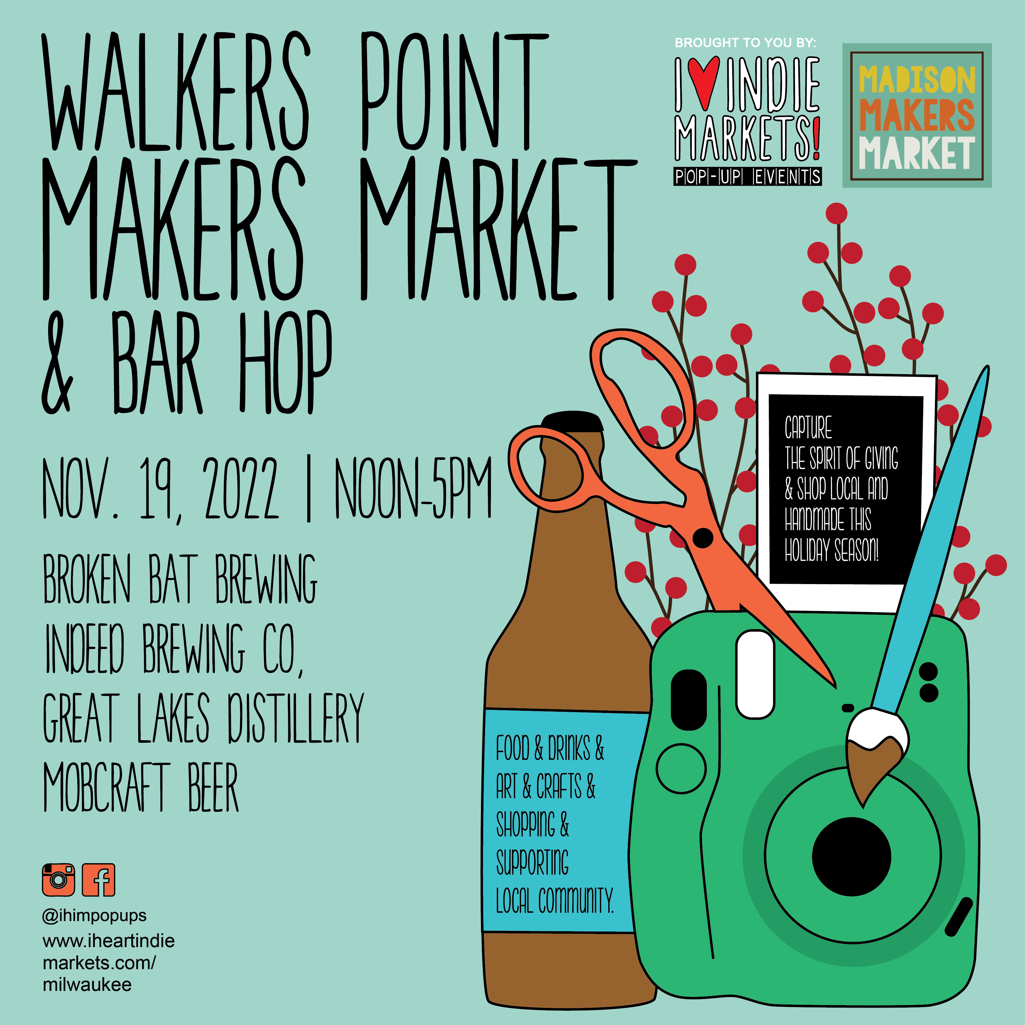 Walkers Point Makers Market Bar Hop Urban Milwaukee