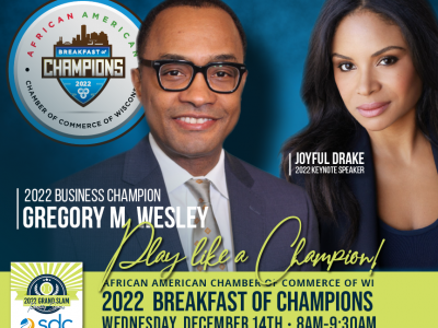 Gregory Wesley will be honored as the 2022 AACCW Business Champion