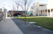 The community grounds at the Marcus Performing Arts Center. Photo by Jeramey Jannene.