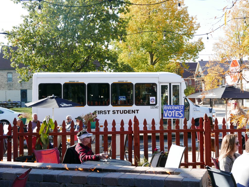 Riverwest Brewery Syndicate Shuttle at Black Husky Brewing. Photo taken Oct. 29, 2022 by Graham Kilmer.