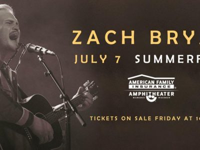 Zach Bryan Headlining Summerfest on July 7 at American Family Insurance Amphitheater