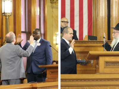 City Hall: Chambers, Brostoff Sworn In As Aldermen