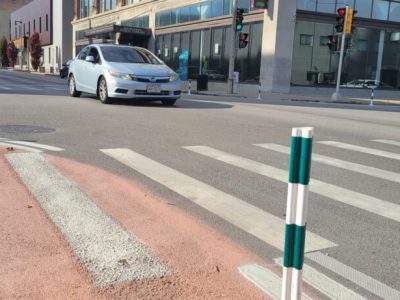 Transportation: Traffic Calming Poles Reduce Speeding