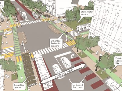 Plan Would Improve Red Arrow Park, Overhaul Two Downtown Streets