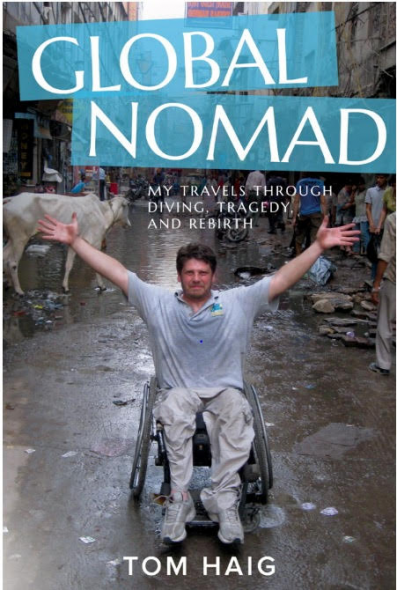 Global Nomad: My Travels through Diving, Tragedy, and Rebirth. Photo courtesy of Washington State University’s Basalt Books.