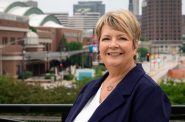 Milwaukee County Judge Janet Protasiewicz appears in a headshot. Photo courtesy Janet Protasiewicz campaign.