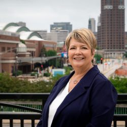 Milwaukee County Judge Janet Protasiewicz appears in a headshot. Photo courtesy Janet Protasiewicz campaign.