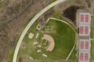 Baseball diamond aerial map. Image from Milwaukee County.