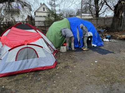 Giving Tents to Homeless Sparks Debate