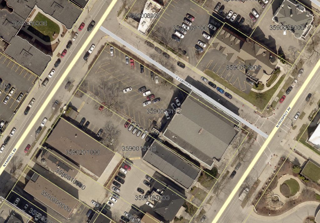New Land development site on 1400 block of Prospect Avenue. Image from City of Milwaukee land management system.