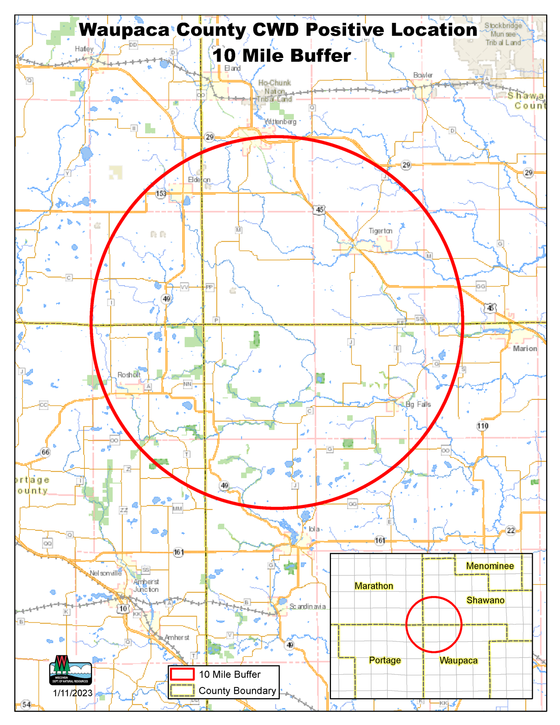 Map from the DNR.