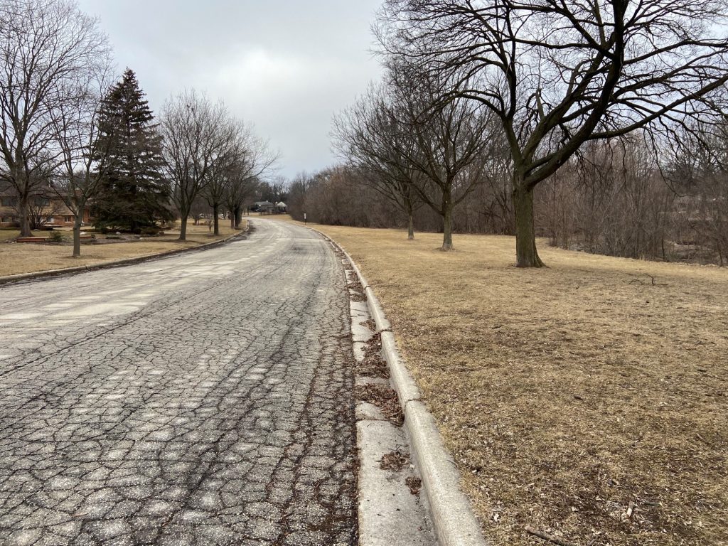 Jackson Park Roadway. Photo by Milwaukee County Parks.