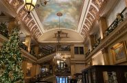 Lobby of the Pfister Hotel. Photo taken Jan. 6, 2023 by Cari Taylor-Carlson.