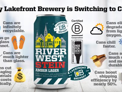 Lakefront Brewery Begins Switch to Cans