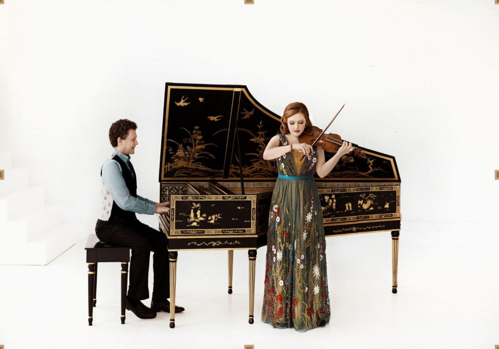 Jory Vinikour and Rachel Barton Pine. Photo form Early Music Now.