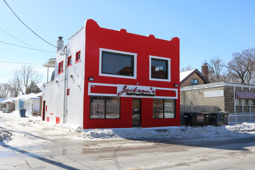 Site of Jackson's Soul Food Redefined, 4519 W. Center St. Photo taken Feb. 2023 by Sophie Bolich.