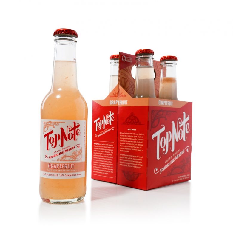 Top Note Tonic sparkling grapefruit soda. Photo courtesy of Top Note Tonic.