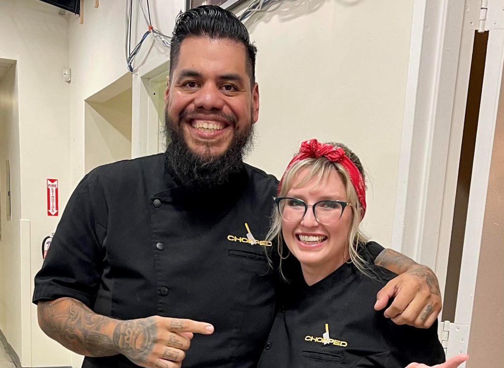 Chef Ashley And A Fellow Chopped Contestant. Photo Courtesy Of Hacienda Taproom Kitchen. 1024x748 