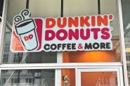 Dunkin' sign. Photo taken March 16, 2023 by Sophie Bolich.