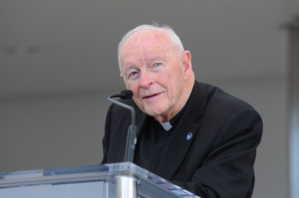 Cardinal Theodore McCarrick. Photo taken March 18, 2015 by the U.S. Institute of Peace. (CC BY 2.0) https://creativecommons.org/licenses/by/2.0/