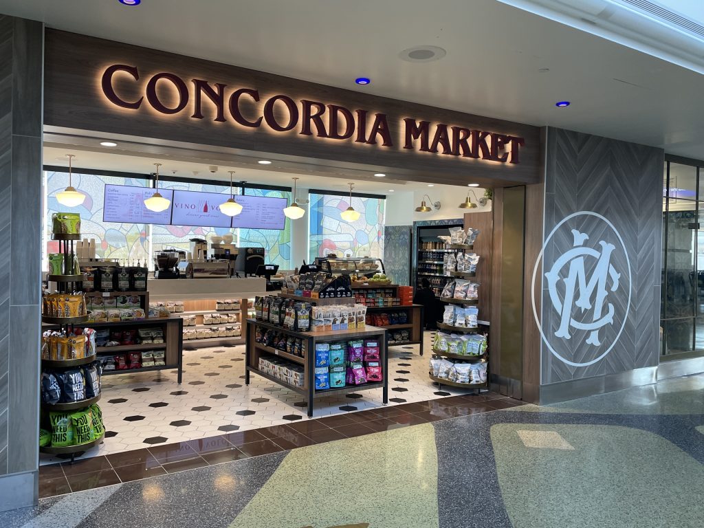 Site of Concordia Market, located within General Mitchell International Airport, 5300 S. Howell Ave. Photo courtesy of Milwaukee Mitchell International Airport.