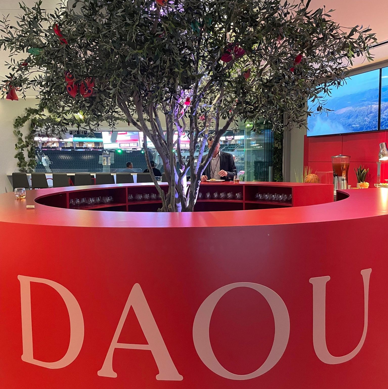 DAOU Lounge at Fiserv Forum. Photo courtesy of Fiserv Forum.