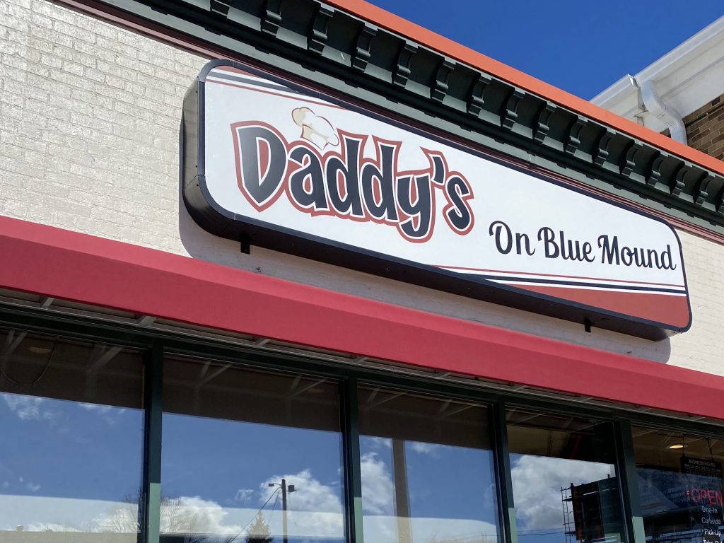 Daddy’s on Blue Mound. Photo taken March 7, 2023 by Cari Taylor-Carlson.