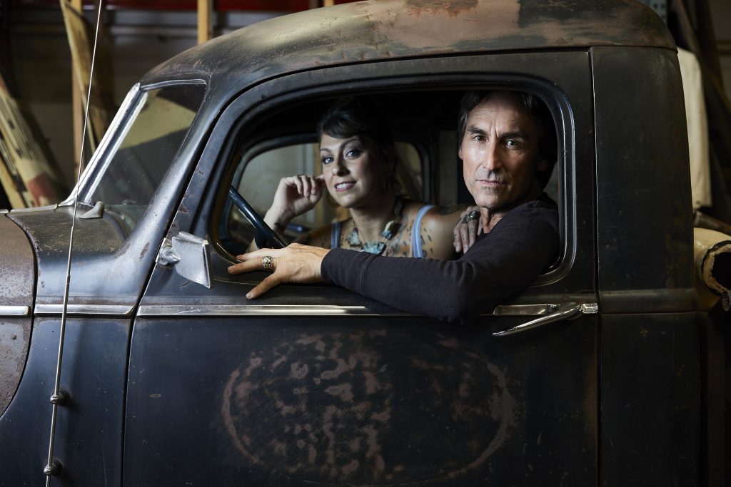 Mike and Danielle of American Pickers. Photo courtesy of Cineflix.
