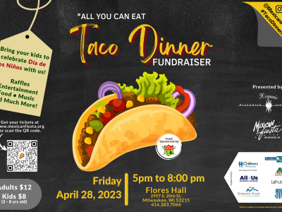 Taco Dinner All You Can Eat Fundraiser Event to Celebrate Kids Day
