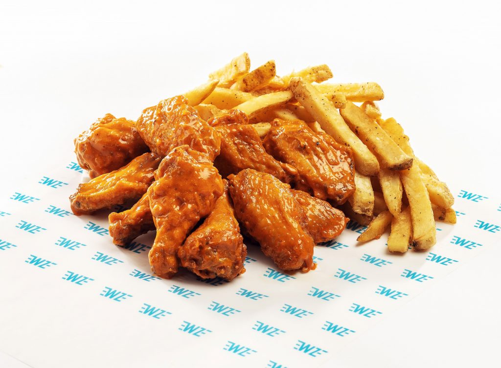 Wing Zone wings and fries. Photo courtesy of Wing Zone.