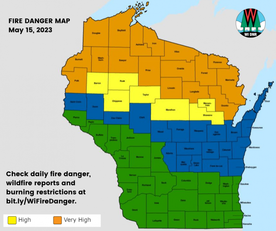 Map from the DNR.