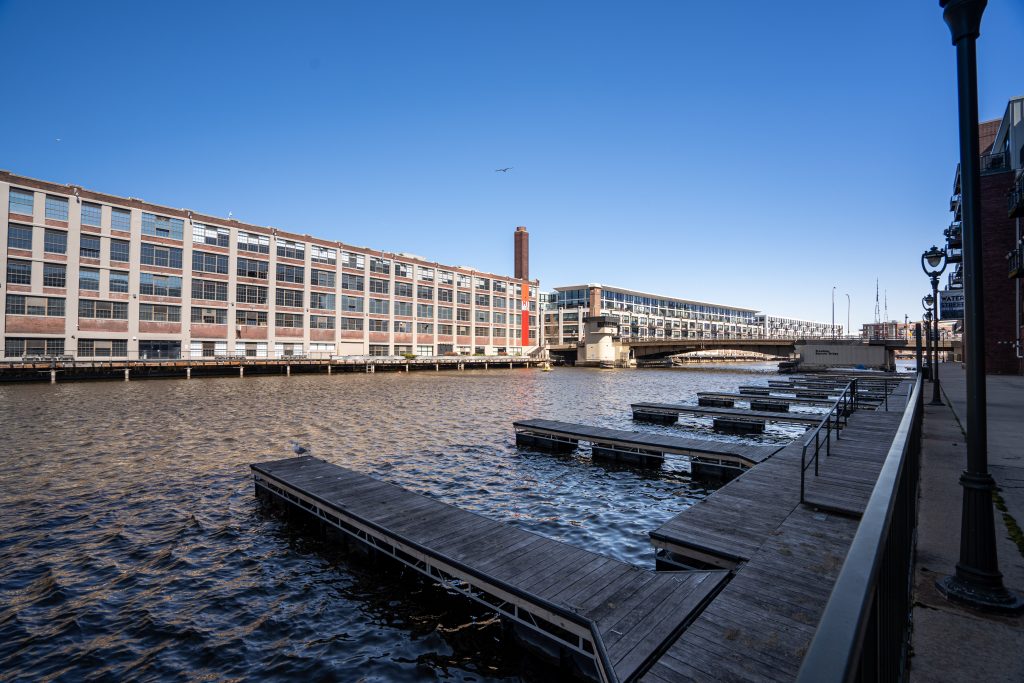 Boat slip for 200 S. Water St., #204. Photo courtesy of Corley Real Estate.