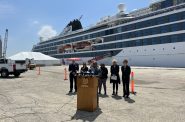 Press conference to welcome the Viking Octantis to Milwaukee. Photo by Jeramey Jannene.