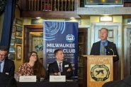 Assembly Speaker Robin Vos spoke about compromise during a recent event hosted by the Milwaukee Press Club. Photo by Baylor Spears/Wisconsin Examiner.