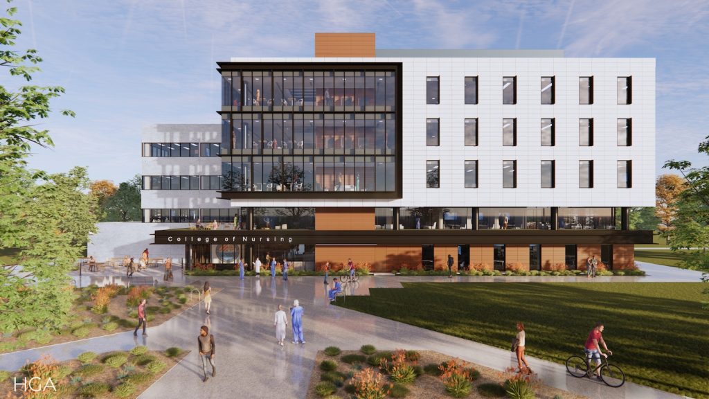 College of Nursing rendering. Rendering courtesy of Marquette University.