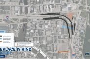Interstate 794 Rebuild As-Is option. Image from Wisconsin Department of Transportation.