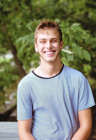 This is a photo of Logan Rachwal while he was a senior in high school. Rachwal died from fentanyl poisoning in his dorm room the following year at the University of Wisconsin-Milwaukee. He is among more than 1,000 Wisconsinites who died of a synthetic opioid overdose or poisoning in 2021. (Courtesy of the Rachwal family)