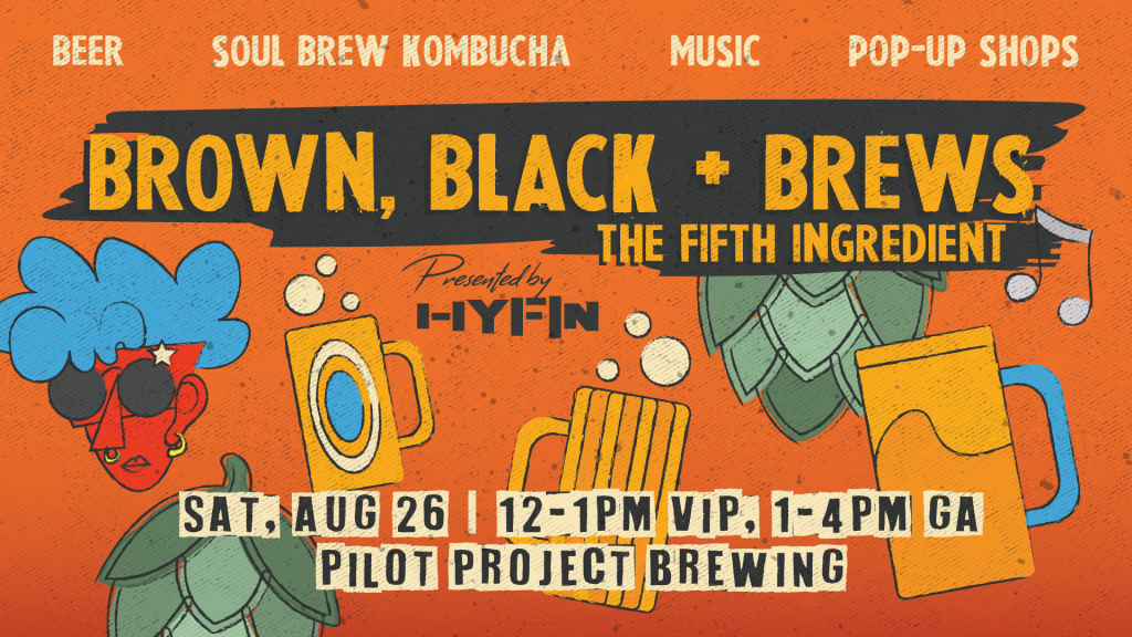 Brown, Black & Brews promotional flyer. Image submitted.