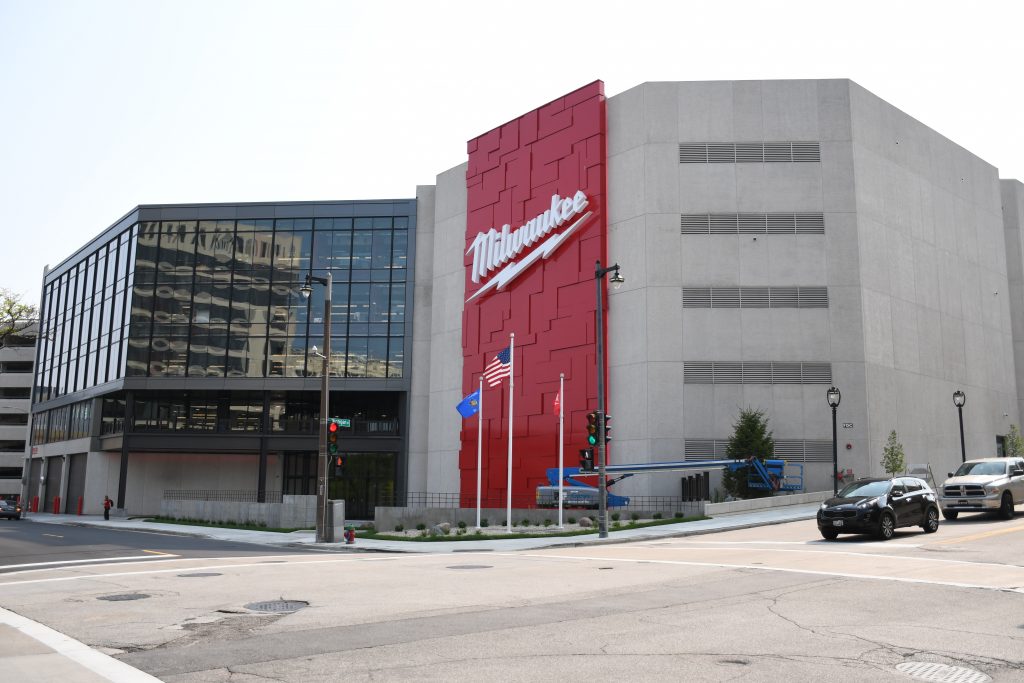 Milwaukee Tool's downtown Milwaukee office building. Photo by Jeramey Jannene.