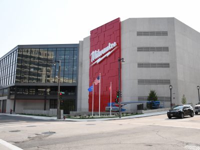 Friday Photos: Milwaukee Tool Paints Downtown Red