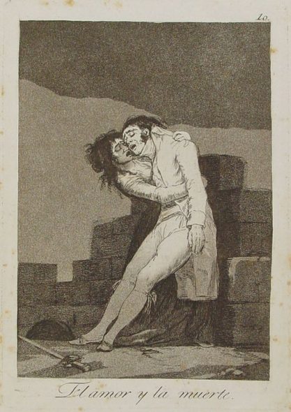El Amor y la Muerte de Goya.  (dominio publico)
