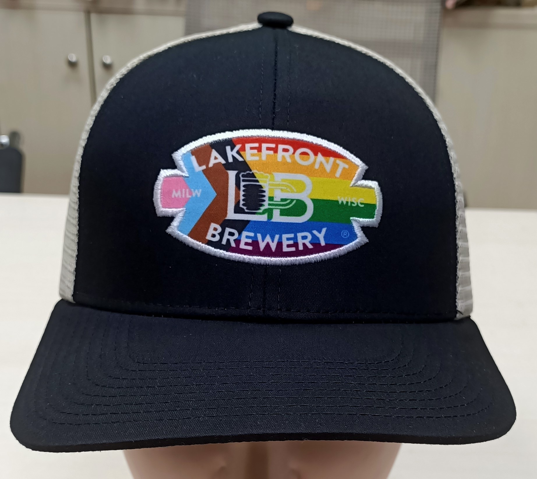 Lakefront Brewery Pride Embroidered Patch Hat. Photo courtesy of Lakefront Brewery .