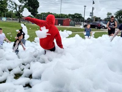 Playgrounds Hosting Foam Bubble Parties